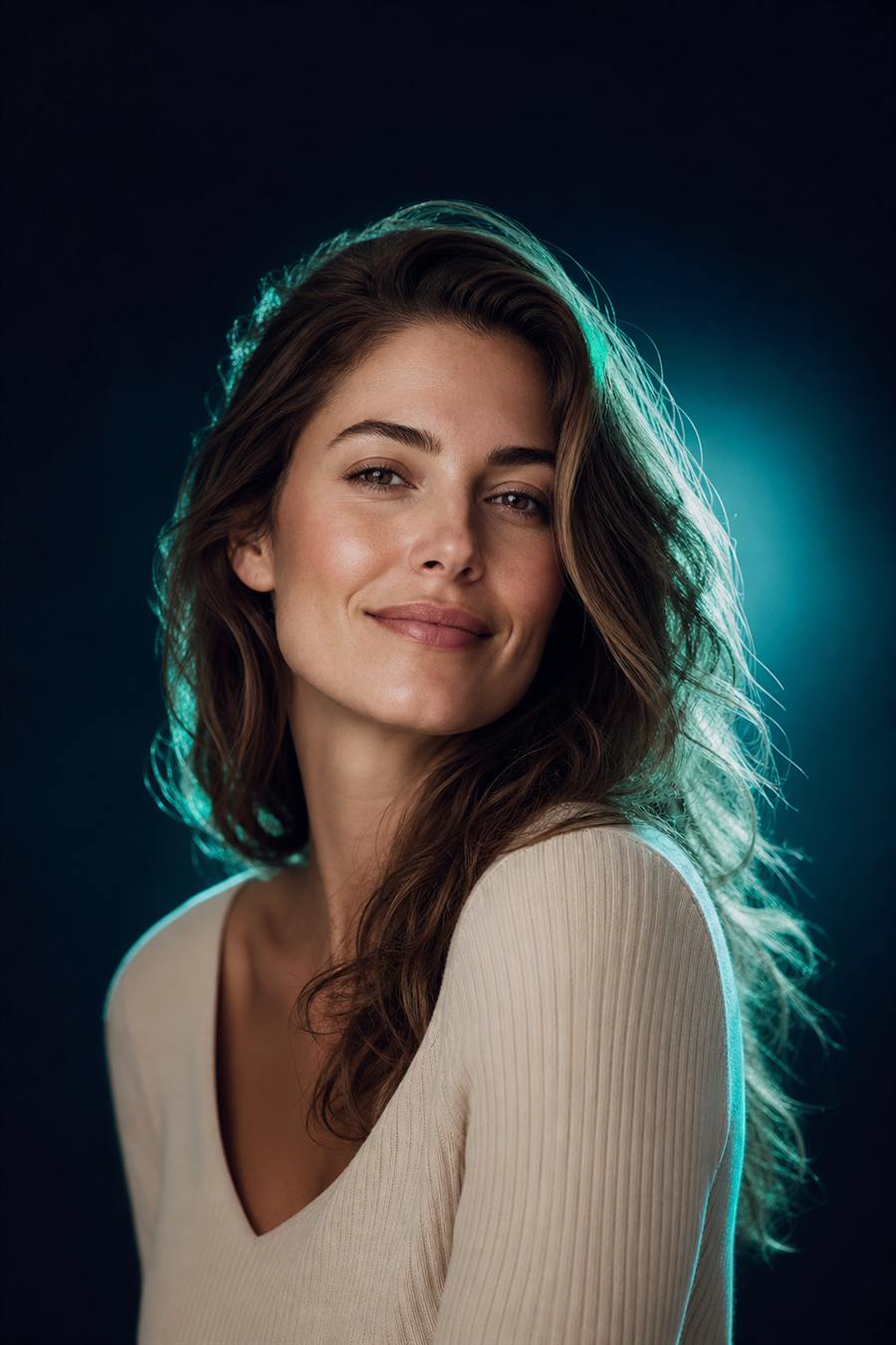 Radiant, confident woman glowing with renewed intimate wellness